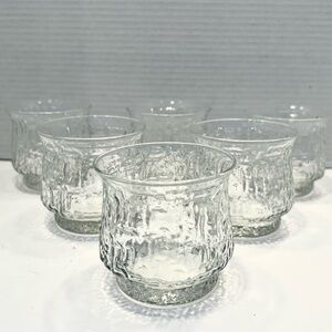 LIBBEY VINTAGE ‘Artica’ Set of 6 Glasses Old Fashioned, Lowball, Rocks